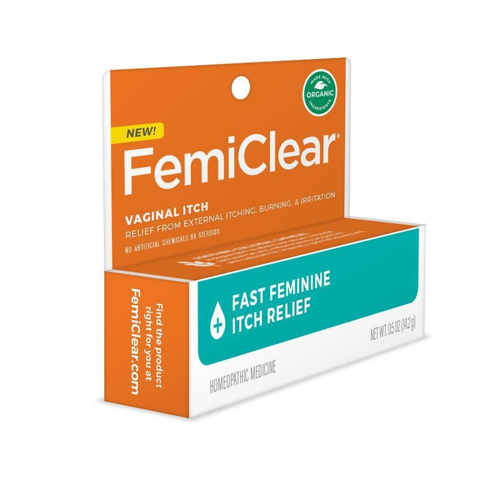 slide 2 of 4, FemiClear Anti-Itch Treatment, 0.5 oz