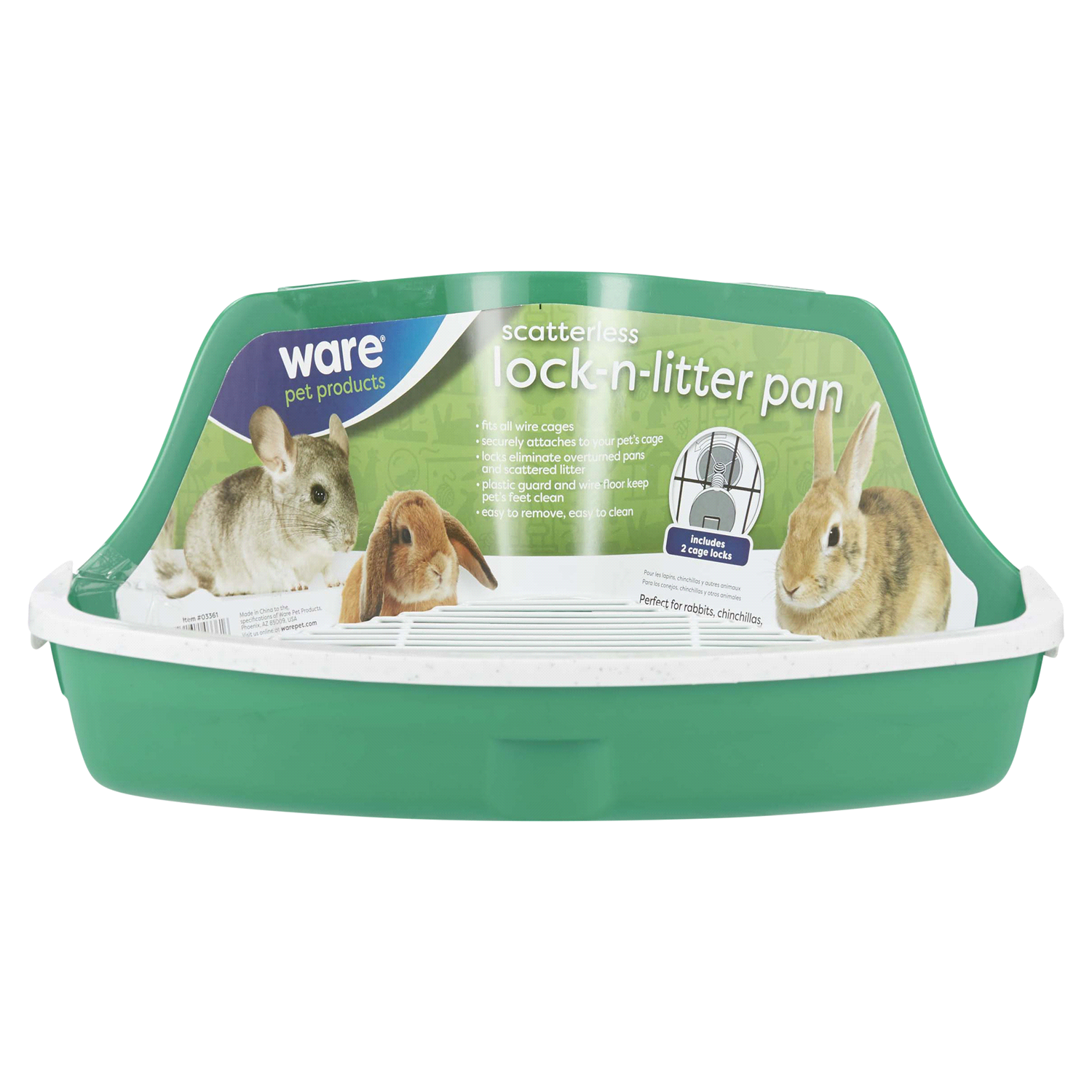 slide 1 of 5, Ware Pet Products Scatterless Lock-N-Litter Pan, 1 ct
