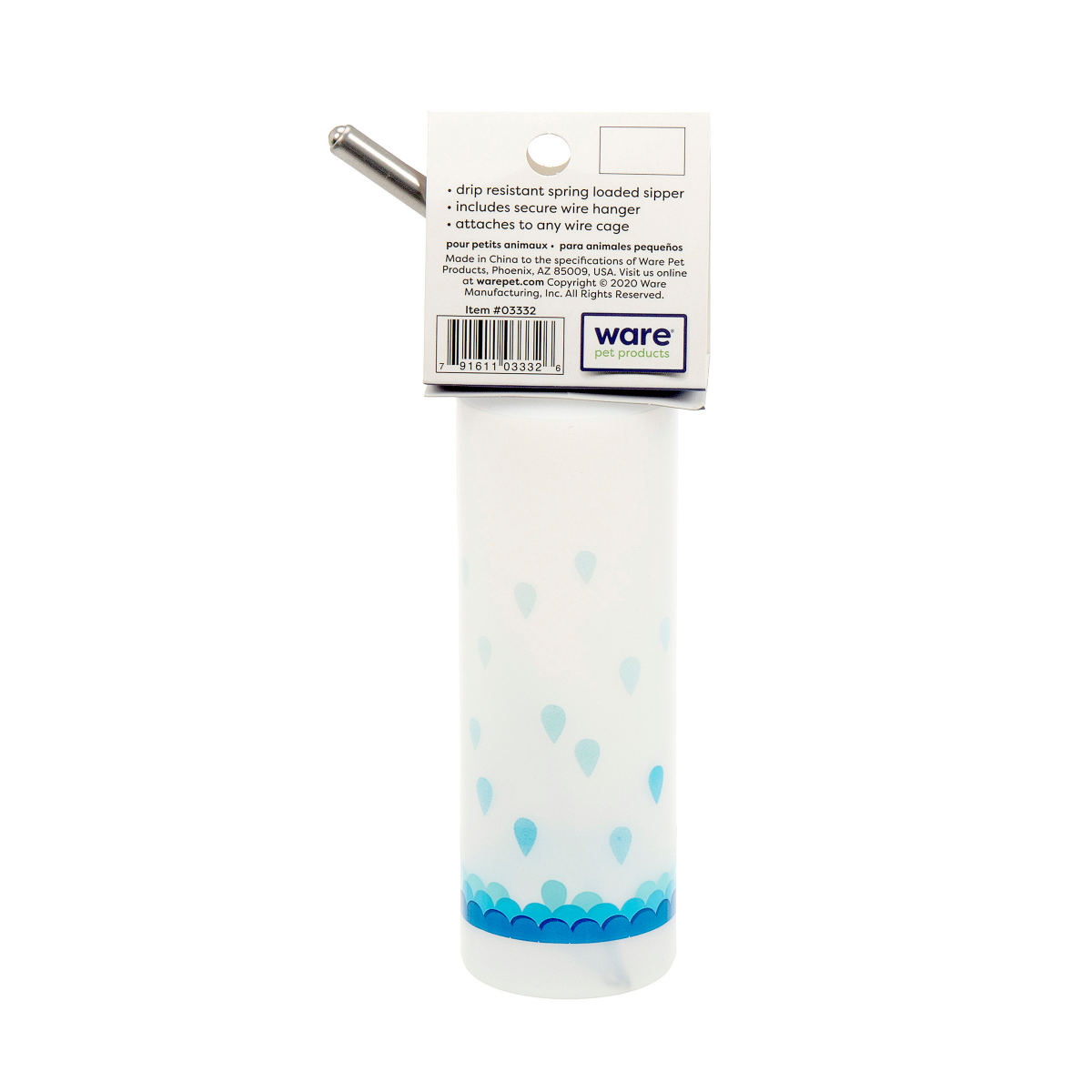 slide 2 of 2, Crystal Clear Small Animal Watering Bottle, 8 oz