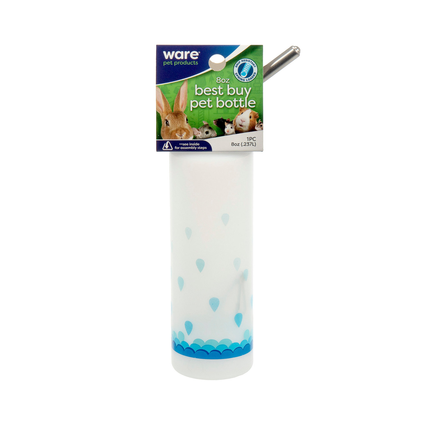 slide 1 of 2, Crystal Clear Small Animal Watering Bottle, 8 oz