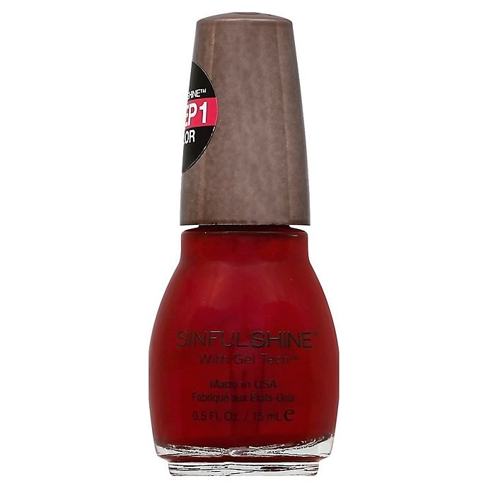 slide 1 of 1, Sinful Colors Sinful Shine with Gel Tech Nail Enamel, 0.5 oz