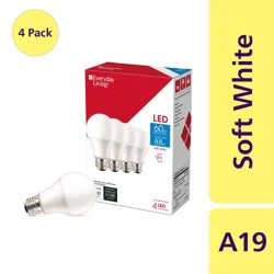 Everyday Living 8.8-Watt A19 LED Light Bulbs