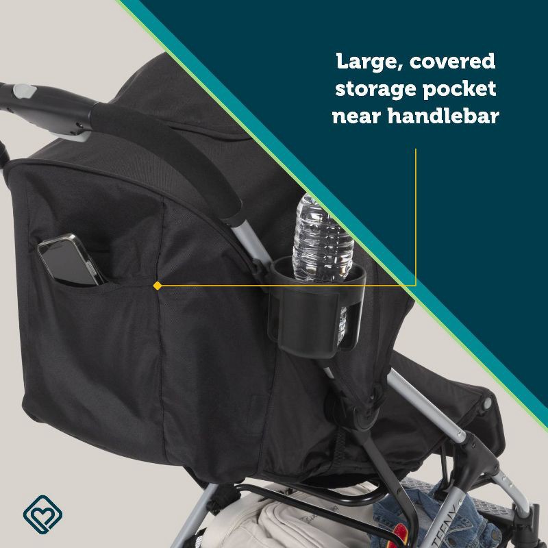 slide 7 of 18, Safety 1st Teeny Ultra Compact Lightweight Stroller - Black Magic, 1 ct