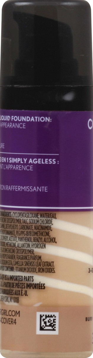 slide 7 of 7, Covergirl + Olay Simply Ageless 3-In-1 Foundation, Buff Beige 225, 1 oz