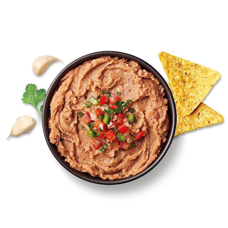 slide 2 of 4, Fat Free Refried Pinto Beans 16oz - Good & Gather™, 16 oz