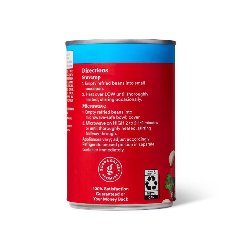 slide 4 of 4, Fat Free Refried Pinto Beans 16oz - Good & Gather™, 16 oz