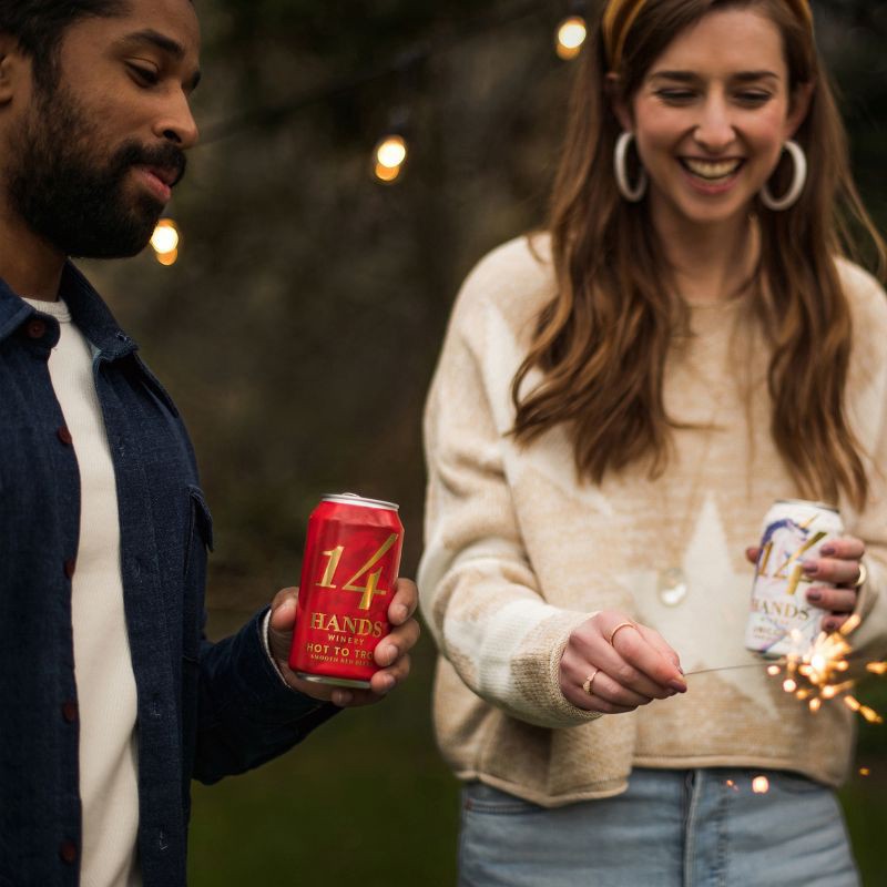 slide 8 of 8, 14 Hands Winery 14 Hands Unicorn Rosé Bubbles Sparkling Wine - 355ml Can, 355 ml