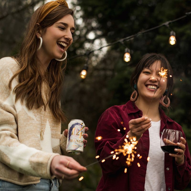 slide 6 of 8, 14 Hands Winery 14 Hands Unicorn Rosé Bubbles Sparkling Wine - 355ml Can, 355 ml