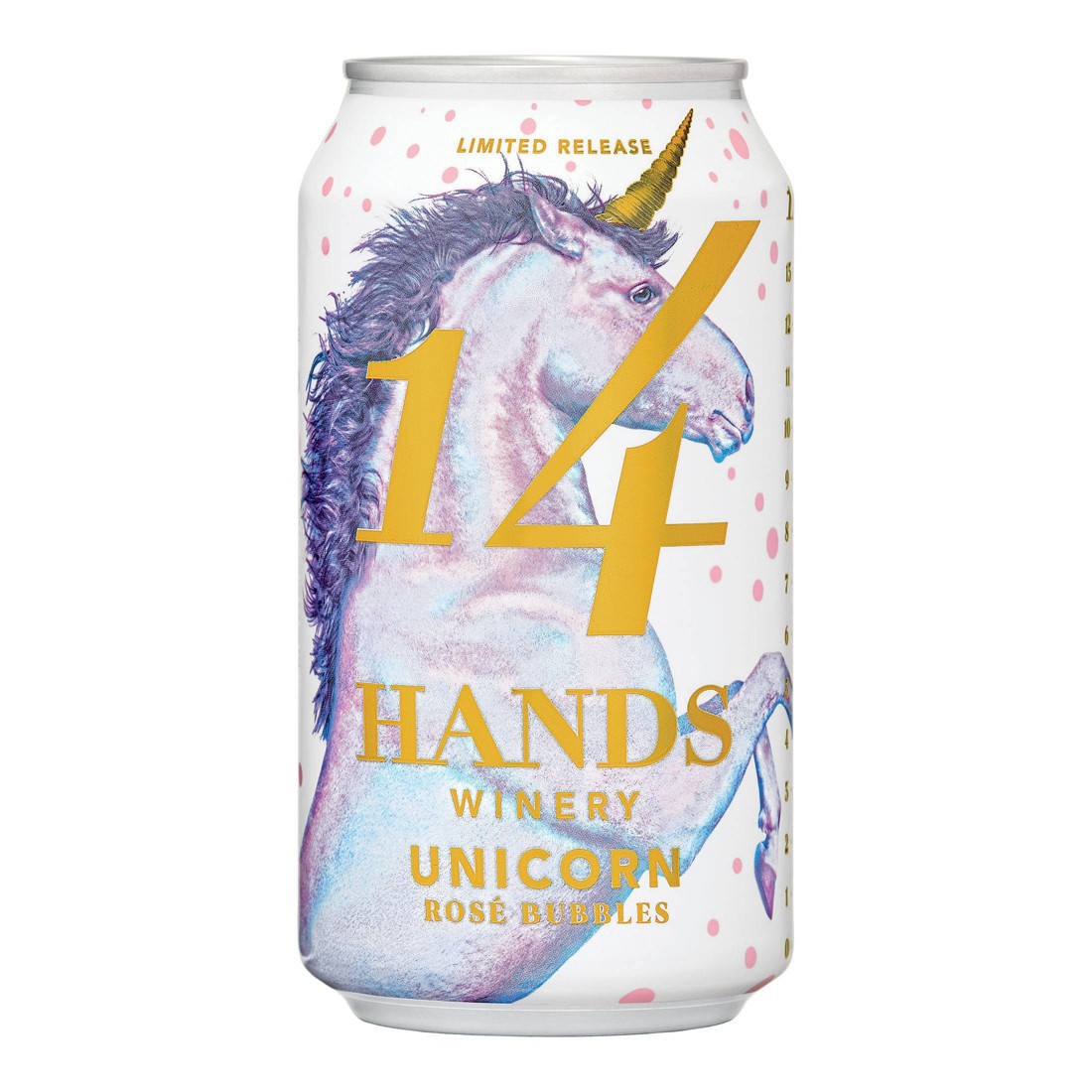 slide 1 of 8, 14 Hands Winery 14 Hands Unicorn Rosé Bubbles Sparkling Wine - 355ml Can, 355 ml
