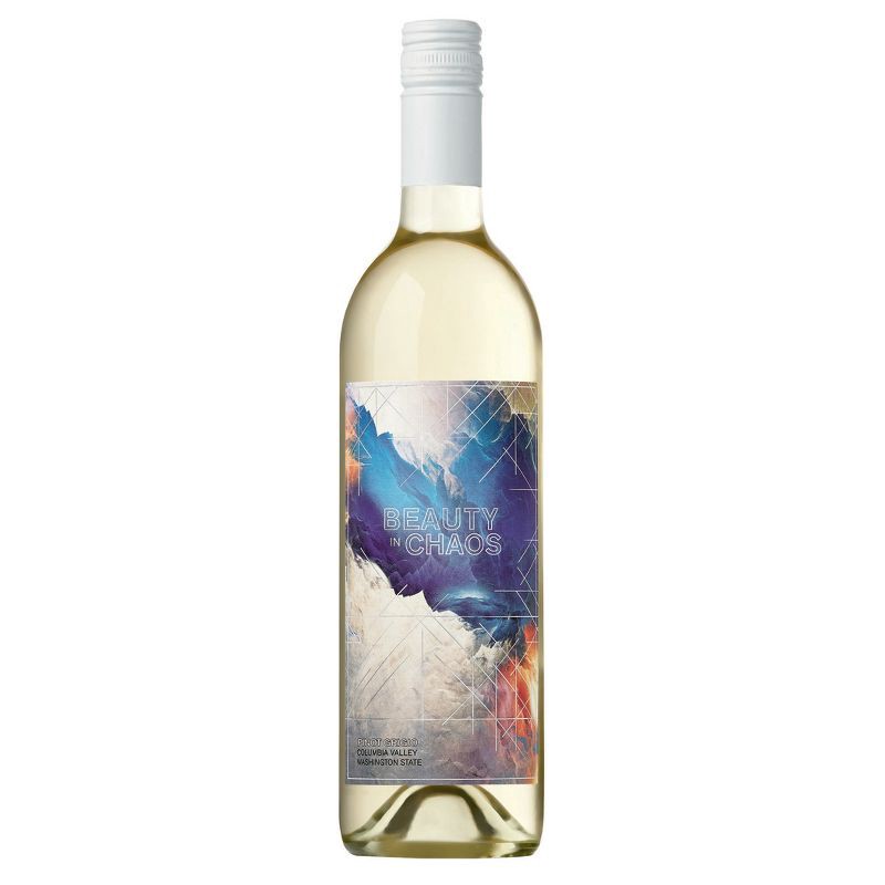 slide 1 of 4, Beauty in Chaos Pinot Grigio White Wine - 750ml Bottle, 750 ml