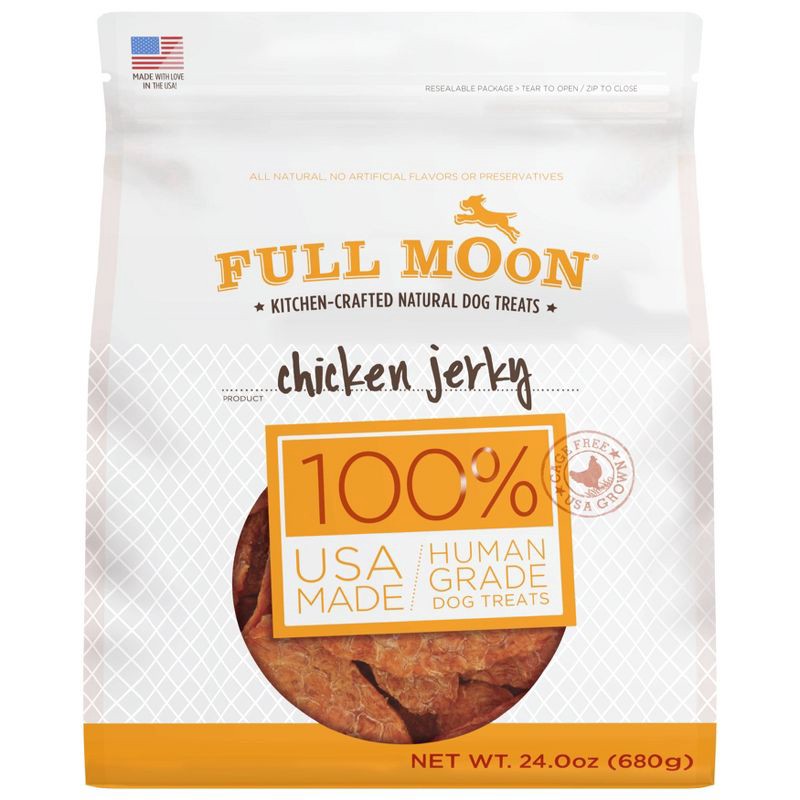 slide 1 of 3, Full Moon Chicken Jerky Dog Treats - 24oz, 24 oz