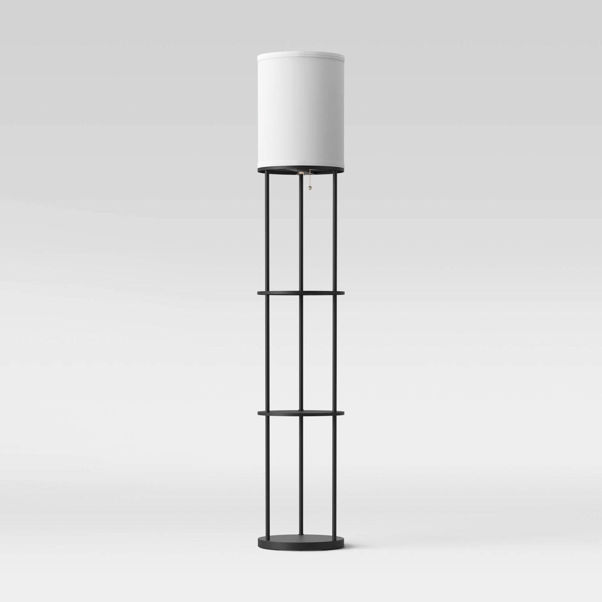 slide 1 of 2, Shelf Lamp Black (Includes LED Light Bulb) - Room Essentials, 1 ct