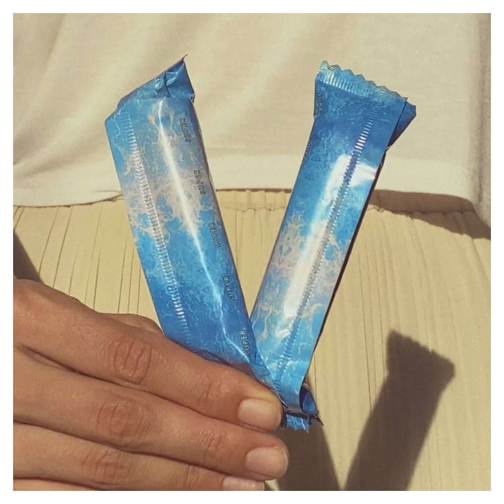 slide 2 of 8, L . L. Organic Tampons Multipack - Super + Super Plus, 30 ct