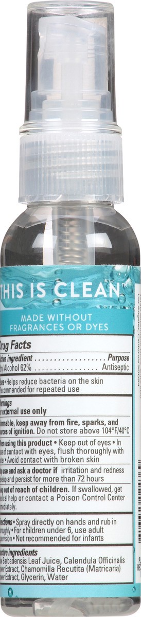 slide 10 of 13, Honest Free & Clear Hand Sanitizer Spray 2 fl oz, 2 fl oz