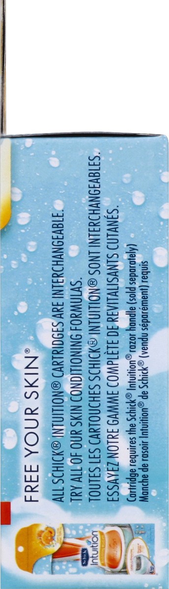 slide 2 of 4, Schick Intuition Revitalizing Moisture With Tropical Citrus Extracts Women's Refill Razor Blades, 3ct, 3 ct