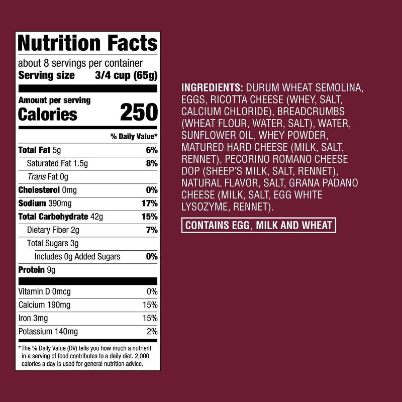 slide 5 of 5, Four Cheese Tortellini - 17.6oz - Good & Gather™, 17.6 oz