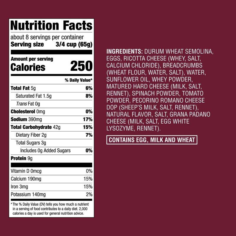 slide 5 of 5, Tri-Color Cheese Tortellini - 17.6oz - Good & Gather™, 17.6 oz