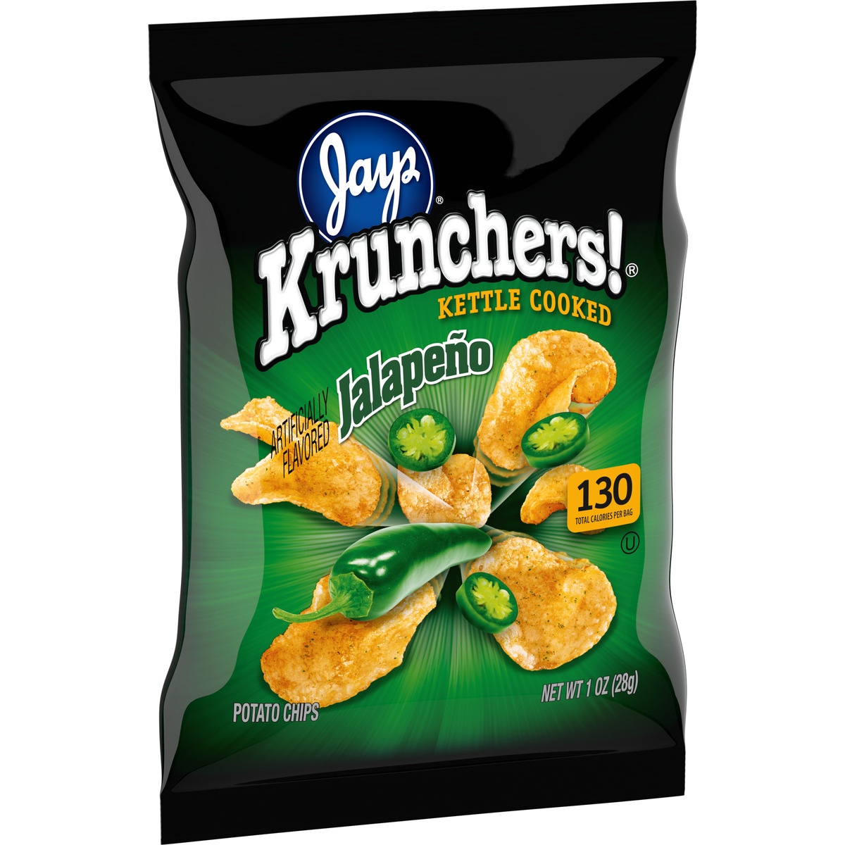 slide 2 of 11, Kruncher's Jalapeno Potato Chip, 1 oz