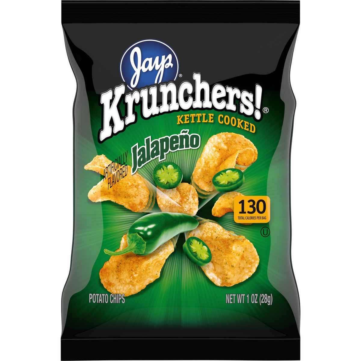 slide 9 of 11, Kruncher's Jalapeno Potato Chip, 1 oz