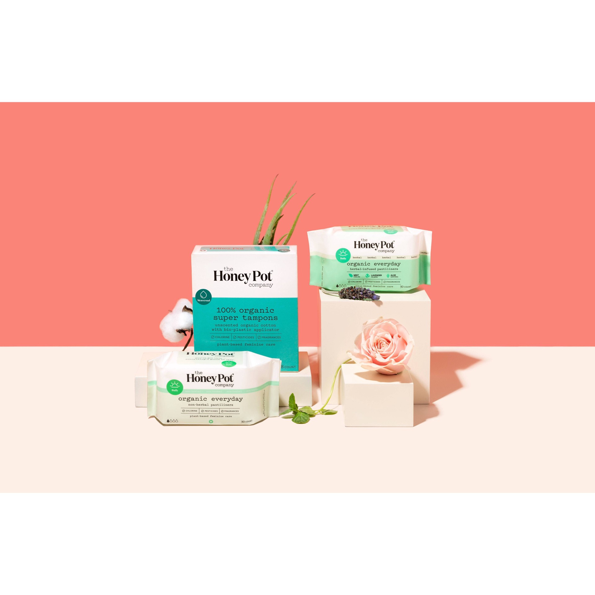 The Honey Pot Company Organic Cotton Super BioPlastic Applicator