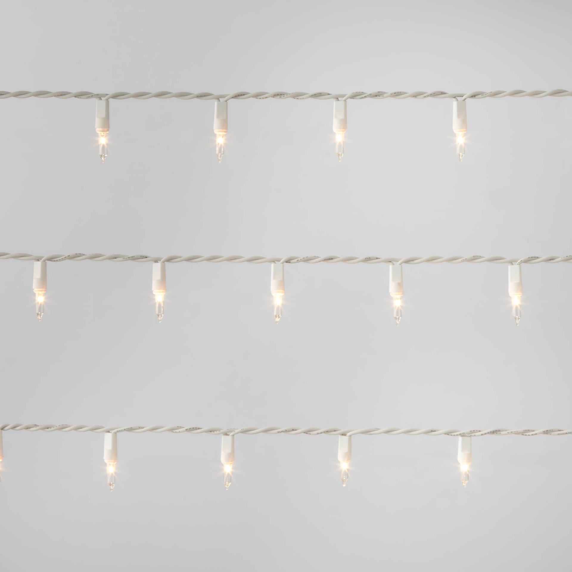 slide 1 of 3, 25ct Incandescent Mini Christmas String Lights Clear with White Wire - Wondershop, 1 ct