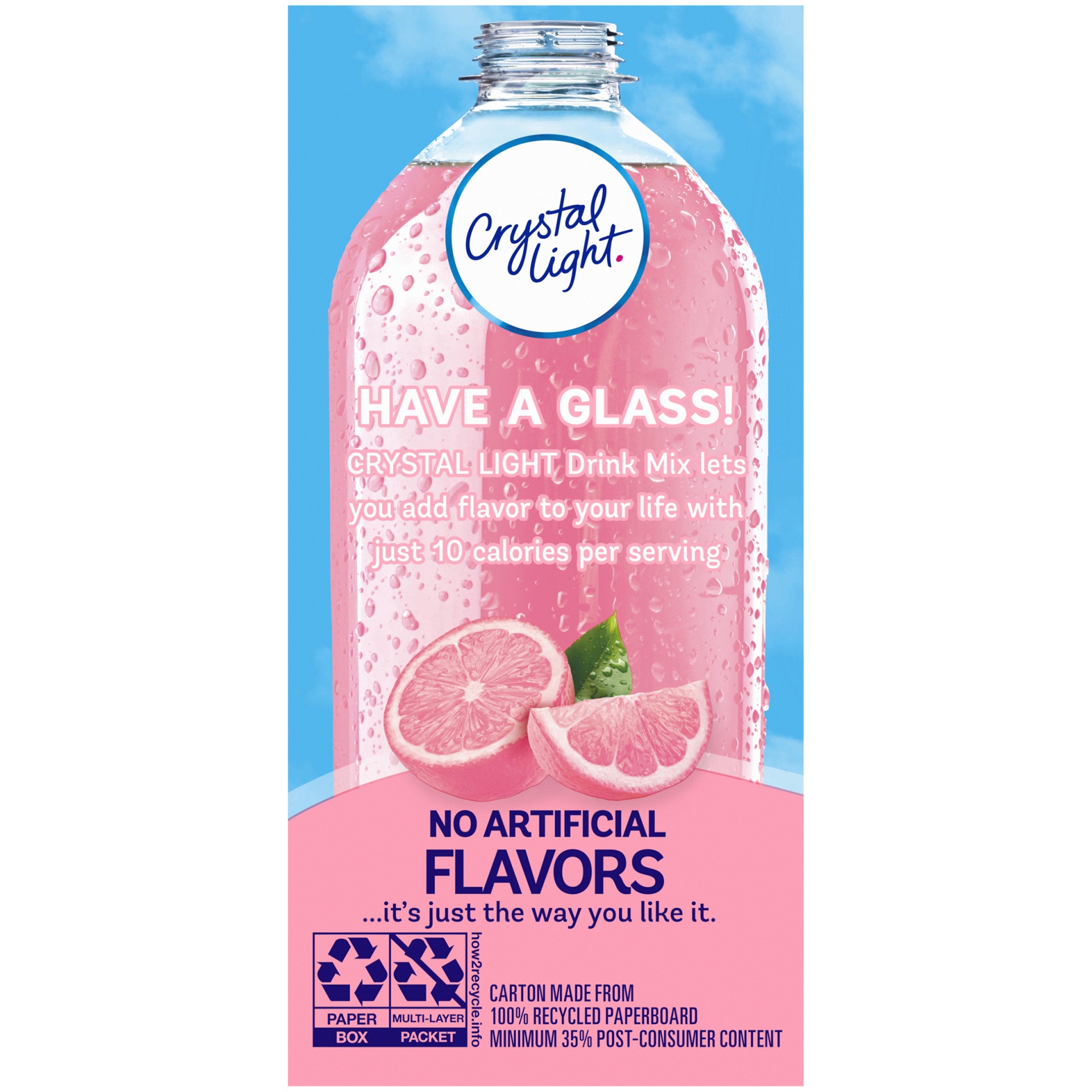 slide 8 of 10, Crystal Light Pink Lemonade Naturally Flavored Powdered Drink Mix On-the-Go-Packets, 10 ct
