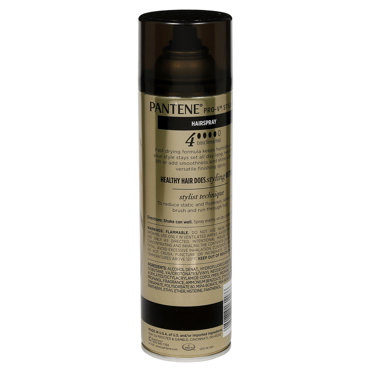 slide 3 of 4, Pantene Pro-V Level 4 Extra Strong Hold Texture-Building Hairspray, 11 oz