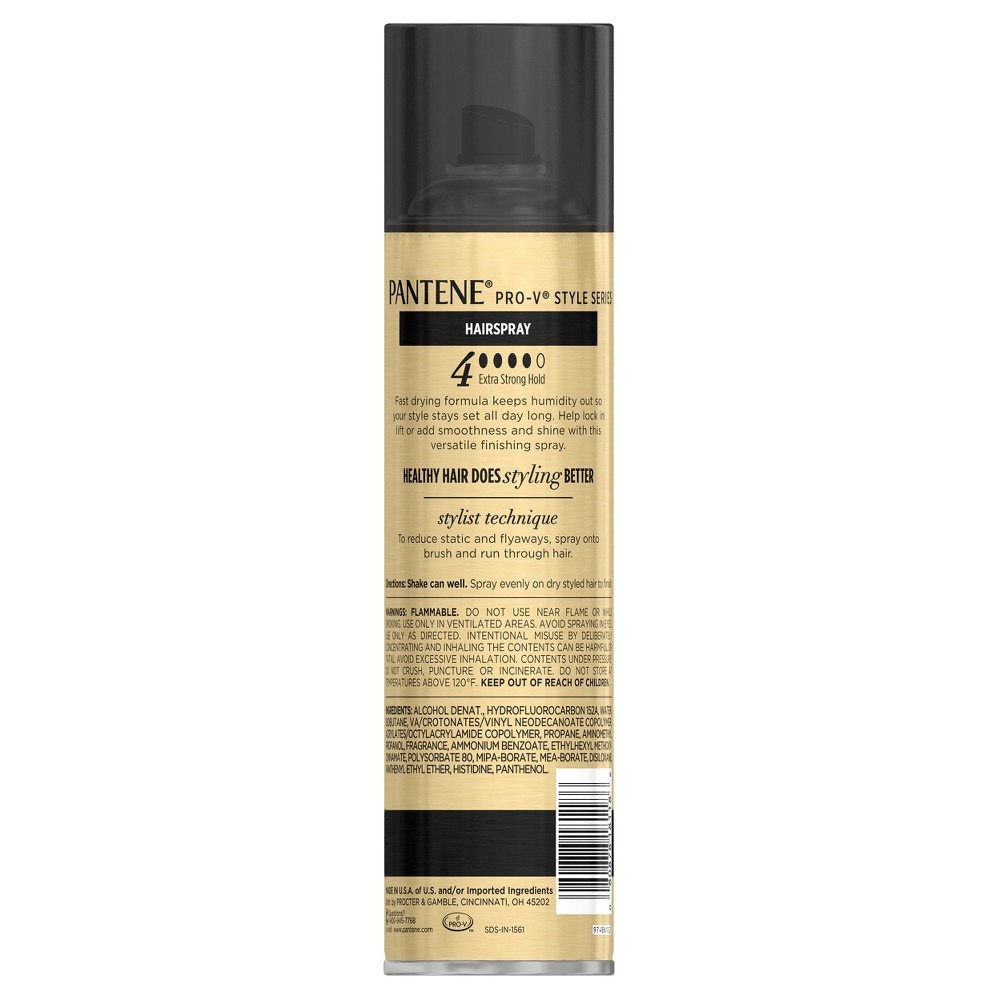 slide 4 of 4, Pantene Pro-V Level 4 Extra Strong Hold Texture-Building Hairspray, 11 oz