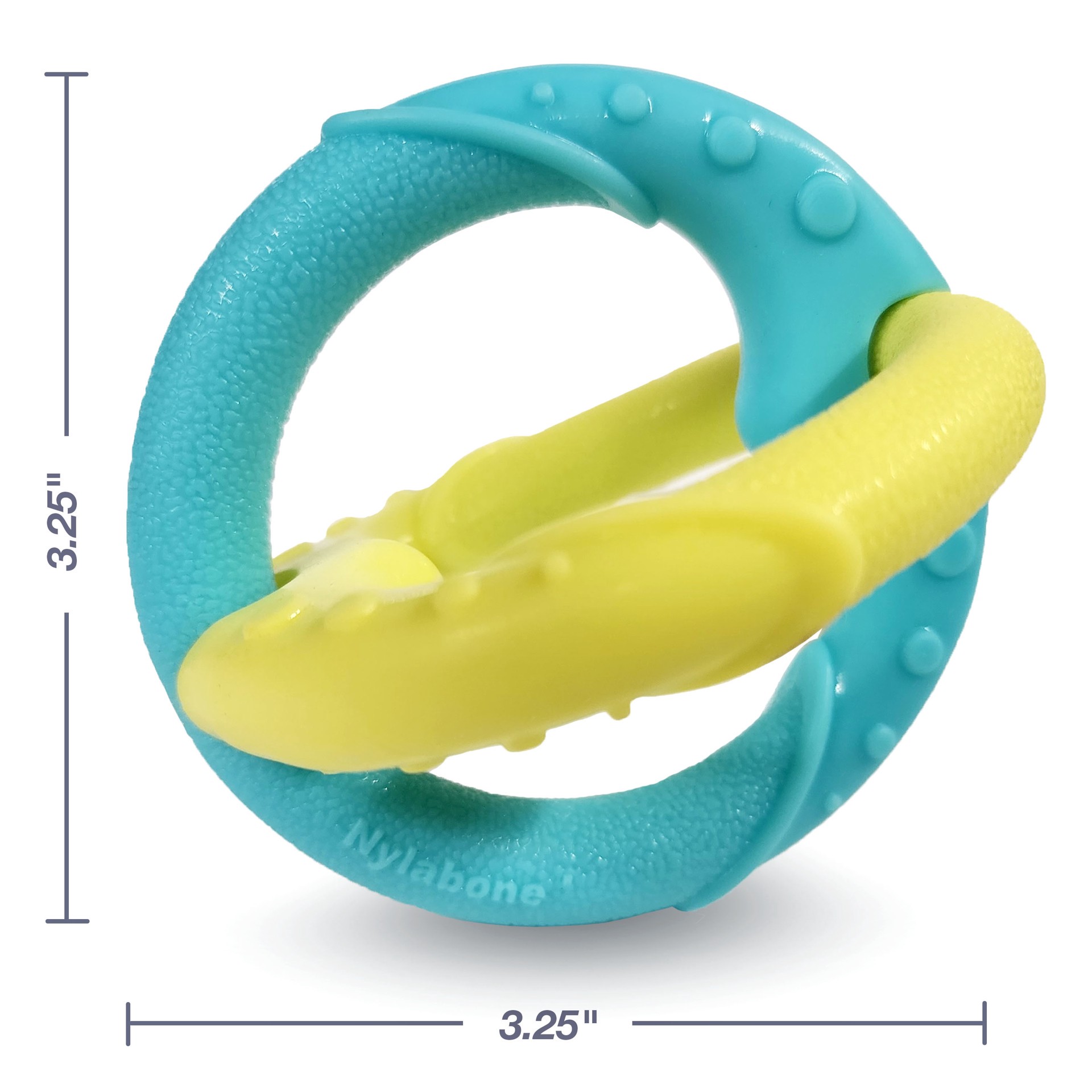 slide 4 of 10, Nylabone Power Play Puppy Toy Rings Small/Regular - Up to 25 Ibs(1 Count), 1 ct