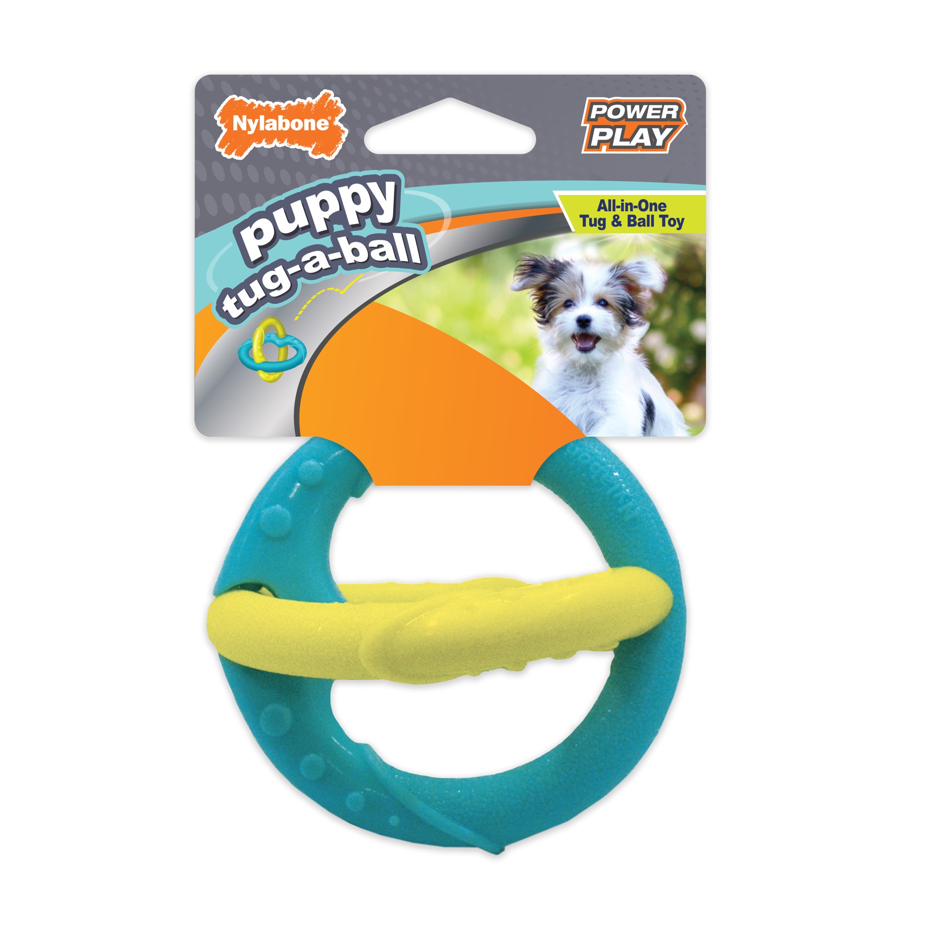 slide 1 of 10, Nylabone Power Play Puppy Toy Rings Small/Regular - Up to 25 Ibs(1 Count), 1 ct
