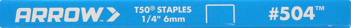 slide 6 of 11, Arrow Genuine T50 6 mm Staples 1250 ea, 1250 ct