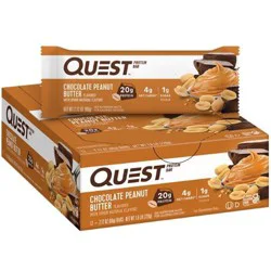 Quest Chocolate Peanut Butter Protein Bar 12 Pack