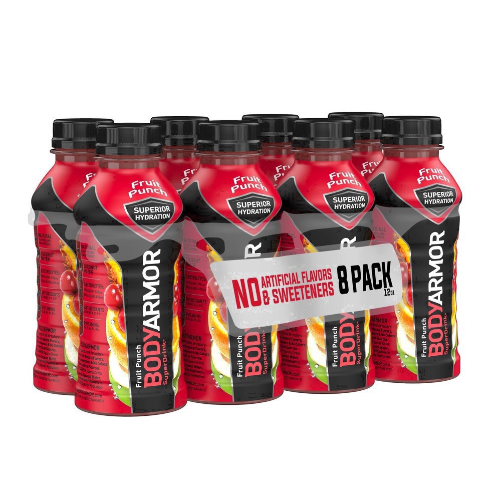 slide 124 of 147, BODYARMOR Sports Drink Fruit Punch, 12 fl oz, 8 Pack, 8 ct; 12 fl oz