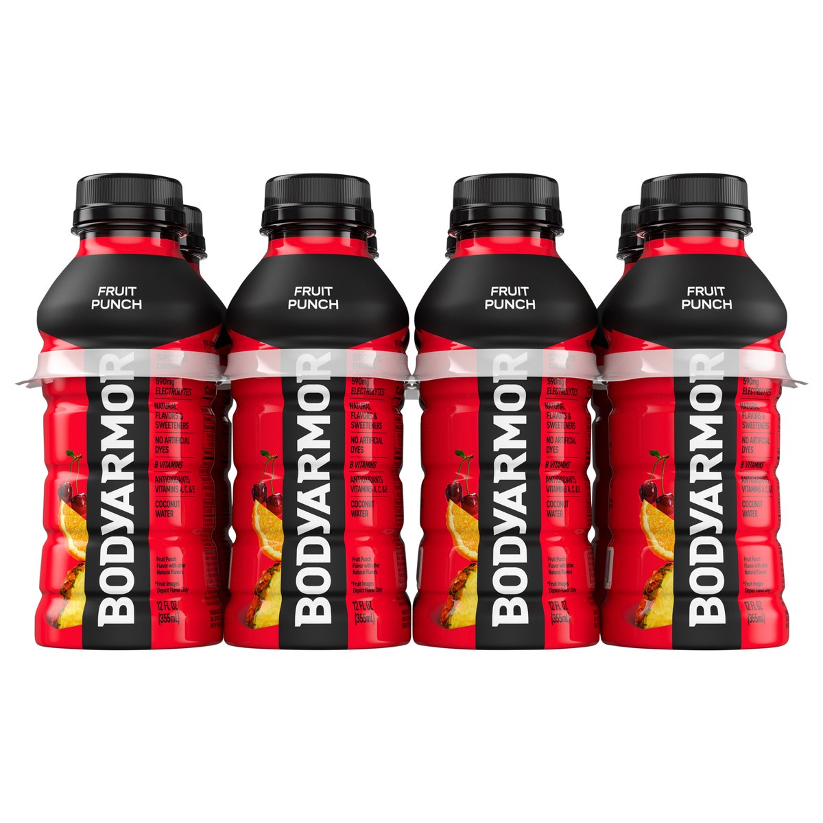 slide 1 of 147, BODYARMOR Fruit Punch Electrolyte Sports Drink, 12 fl oz Bottles, 8 Pack, 8 ct