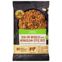 Pulmuone Stir-Fry Noodles with Mongolian-Style Beef 19.1 oz