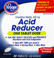 slide 1 of 1, Kroger Acid Reducer One Tablet Dose, 30 ct