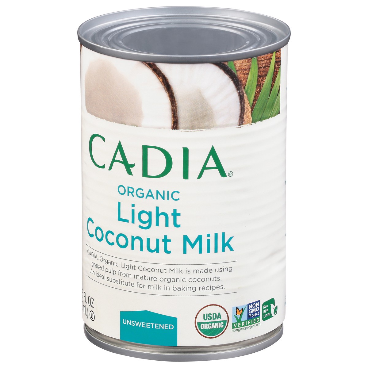 slide 4 of 12, Cadia Organic Coconut Milk Light, 13.5 oz