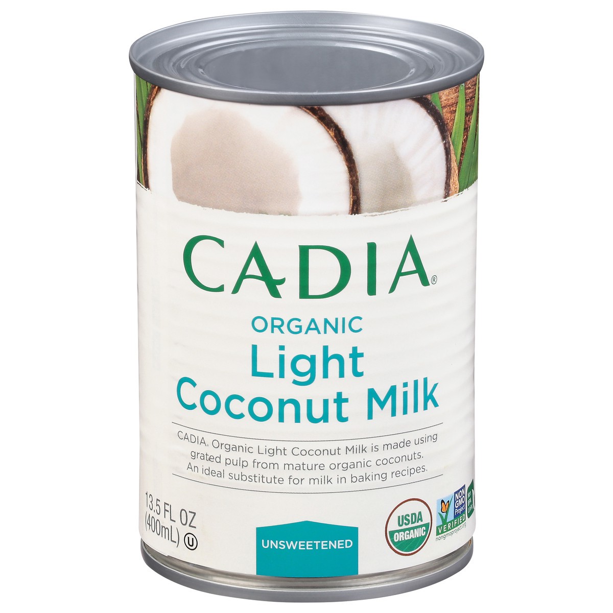 slide 1 of 12, Cadia Organic Coconut Milk Light, 13.5 oz
