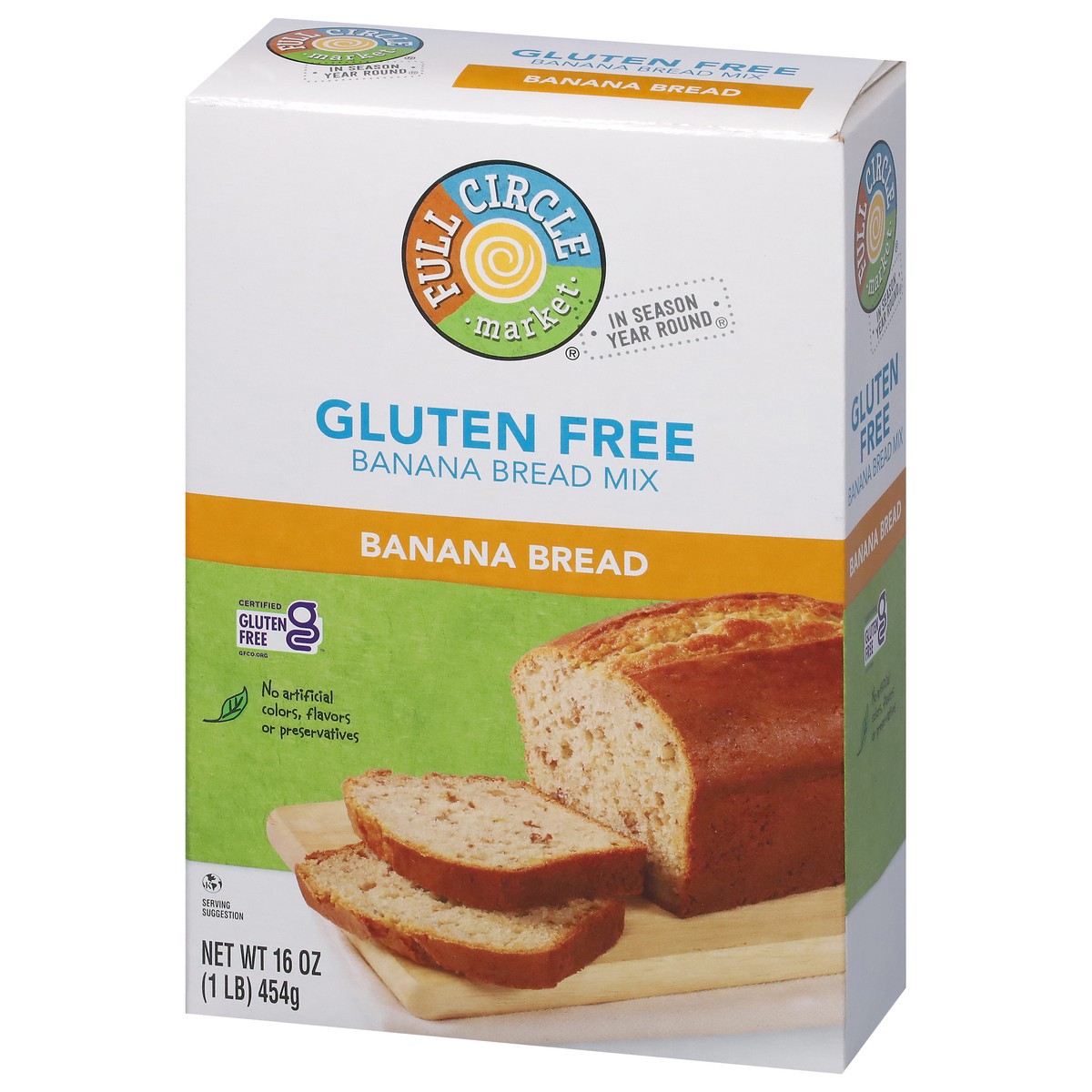 slide 8 of 9, Full Circle Market Gluten Free Banana Bread Mix 16 oz, 16 oz