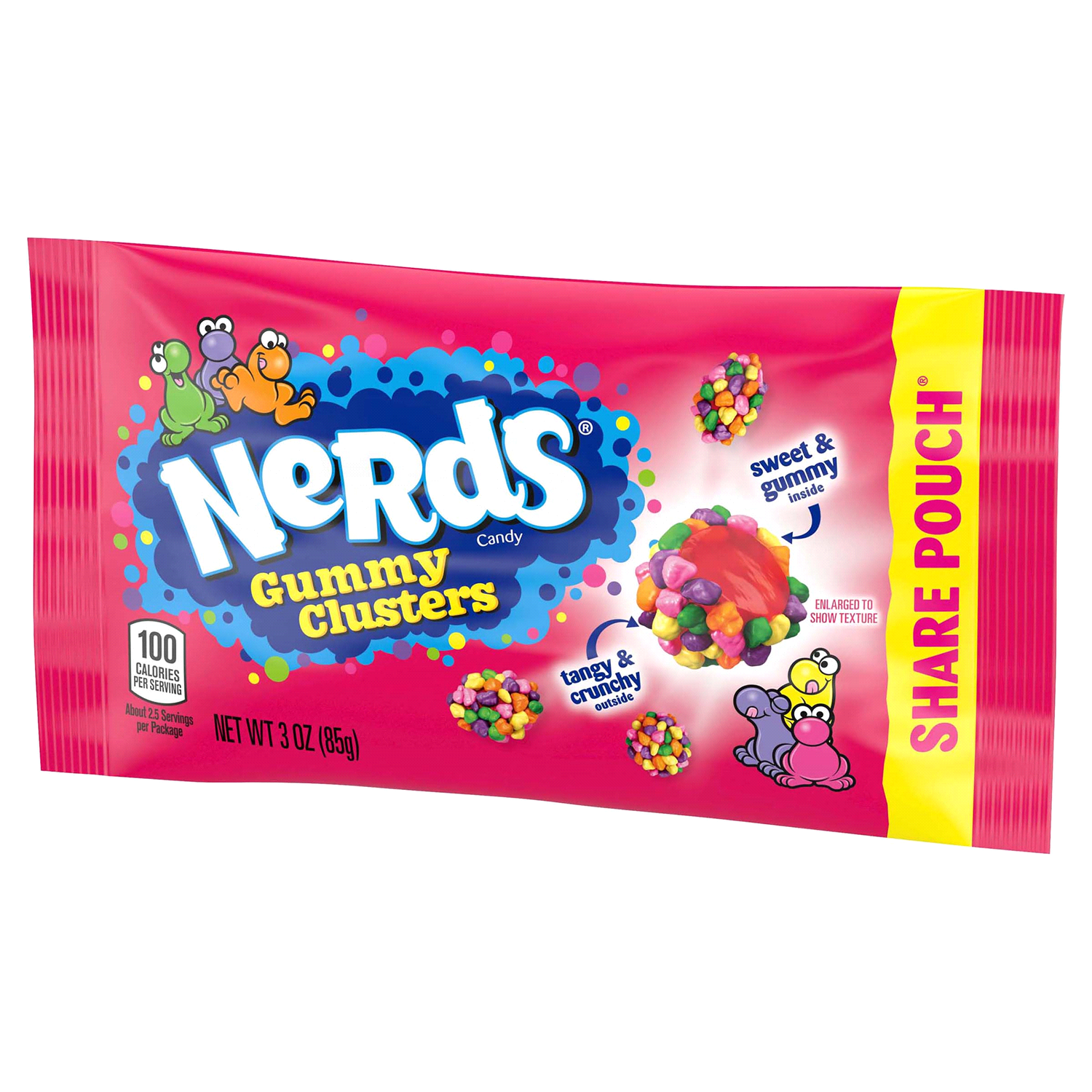 slide 4 of 5, Nerds Gummy Clusters Rainbow Share 04905 157073 3 oz, 3 oz