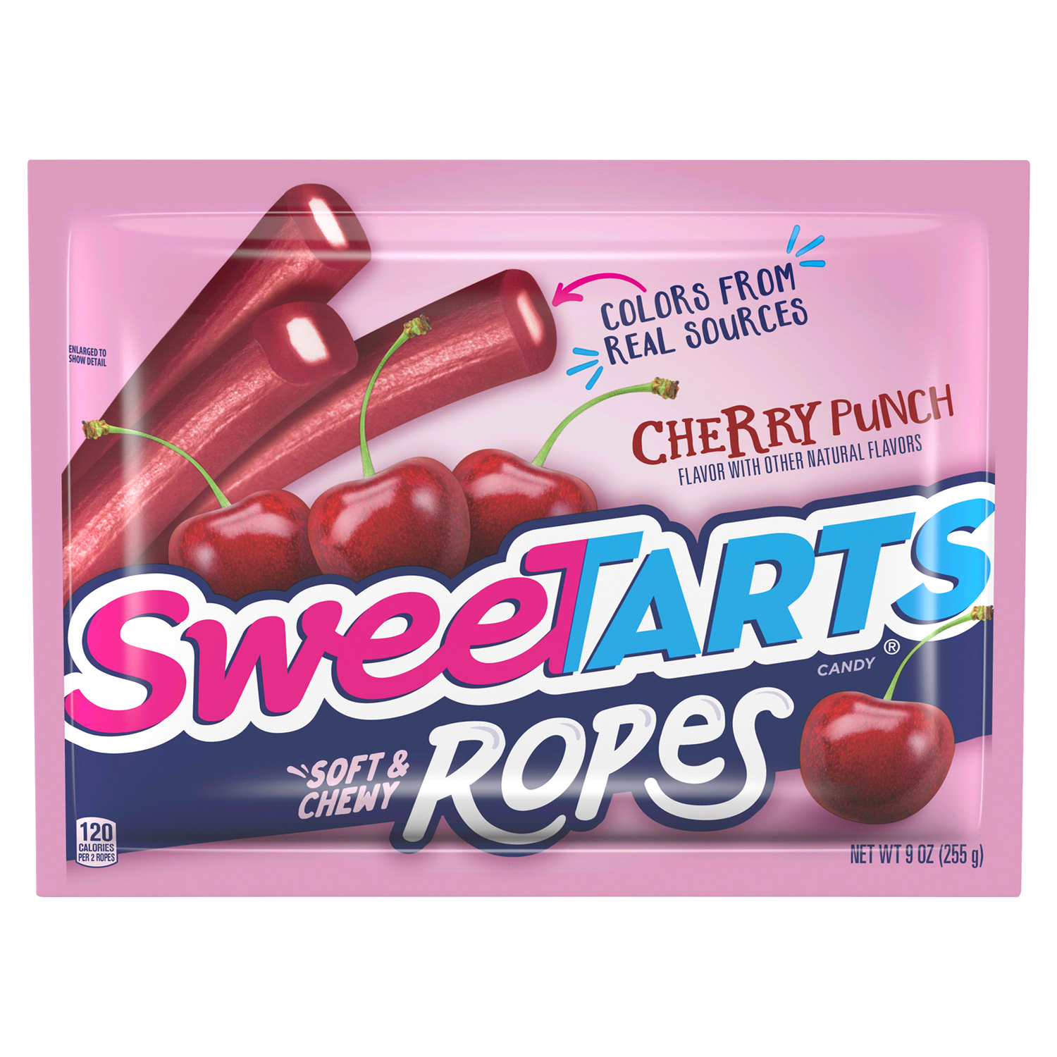slide 1 of 5, SweeTARTS Cherry Punch Ropes 9 oz, 9 oz