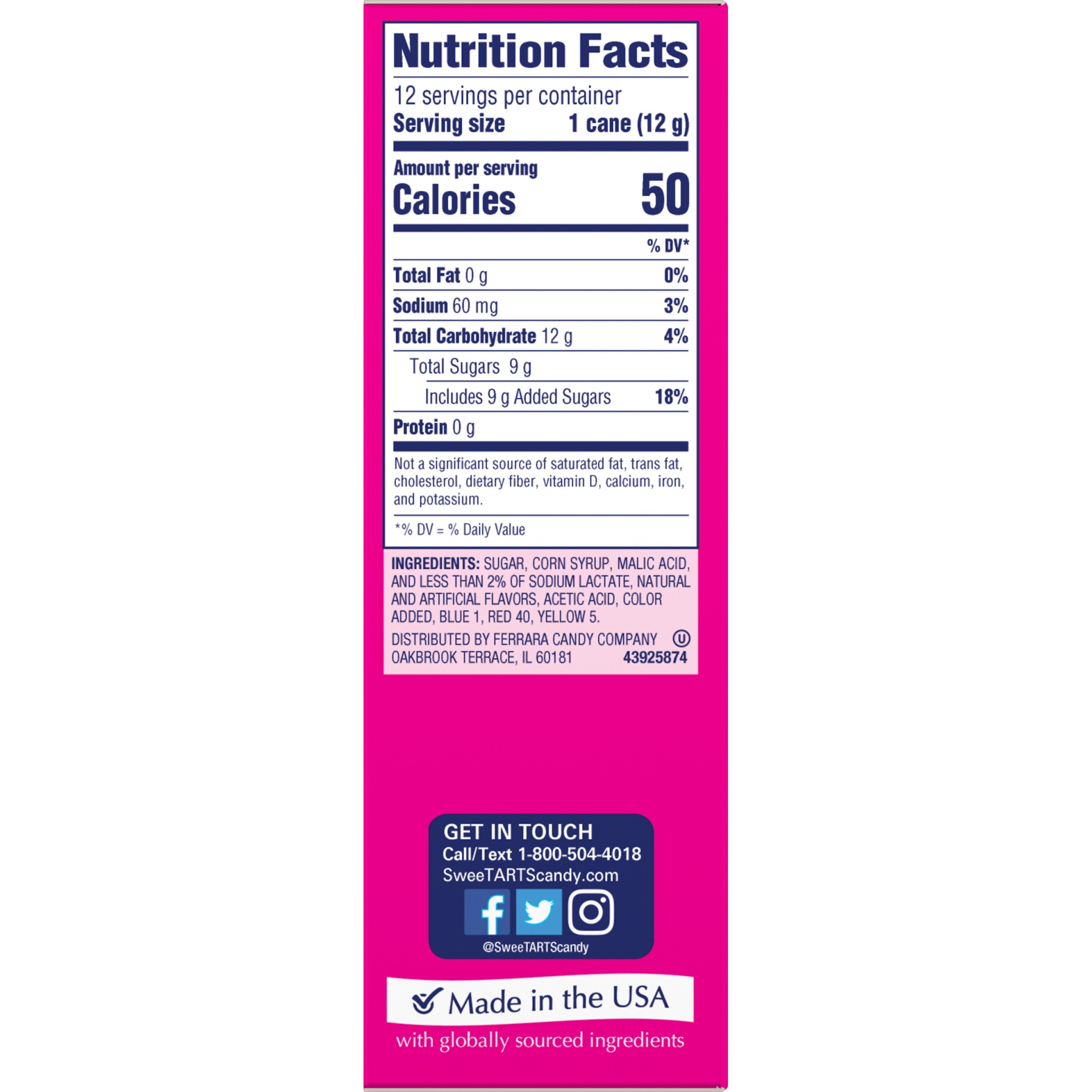 slide 5 of 8, SweeTarts Holiday Canes, 5.28 oz