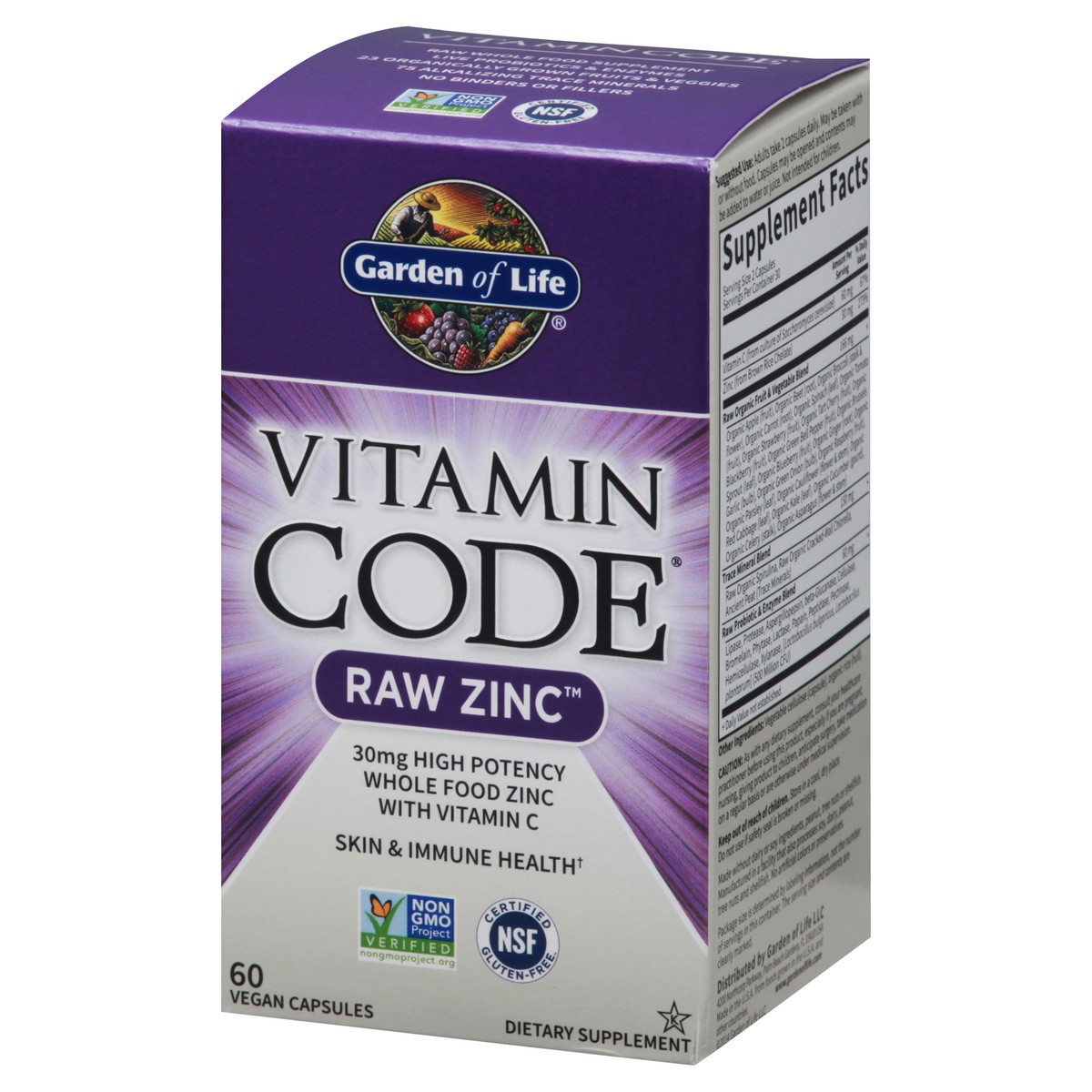 slide 11 of 14, Garden of Life Vitamin Code Raw Zinc, 60 ct