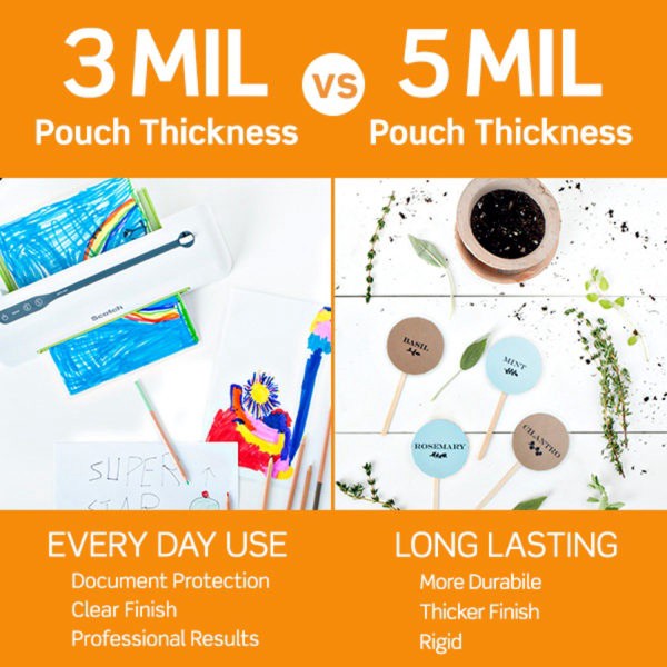 slide 3 of 5, Scotch Self-Seal Laminating Sheets, 8-1/2" X 11", Clear, Pack Of 50 Sheets, 50 ct