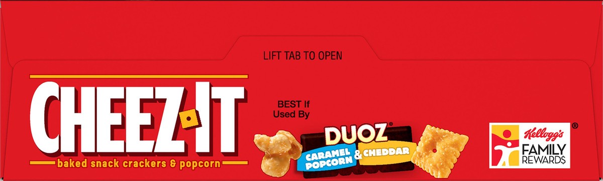 slide 10 of 11, Cheez-It DUOZ Cheese Crackers and Popcorn, Caramel and Cheddar, 8.7 oz, 8.7 oz