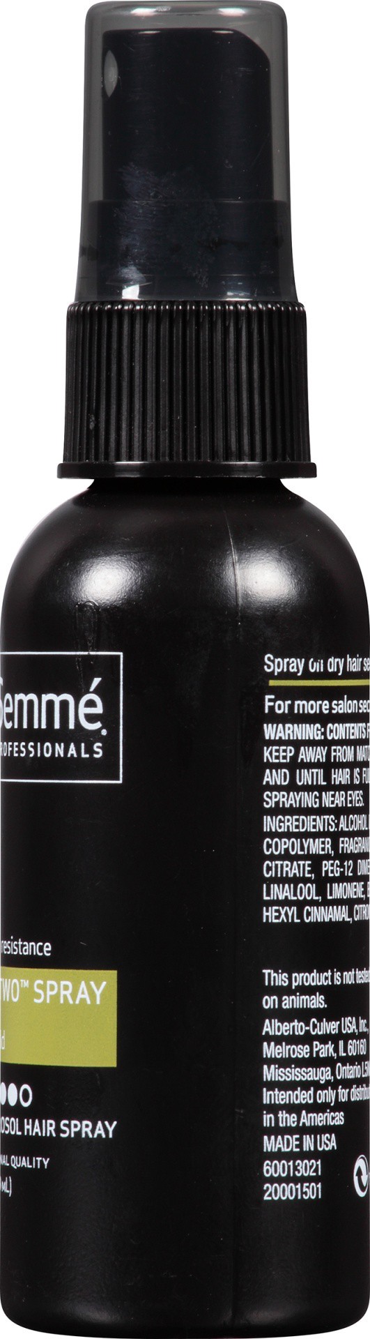 slide 3 of 5, TRESemmé Extra Hold Non-Aerosol Hairspray, 2 oz, 1 ct