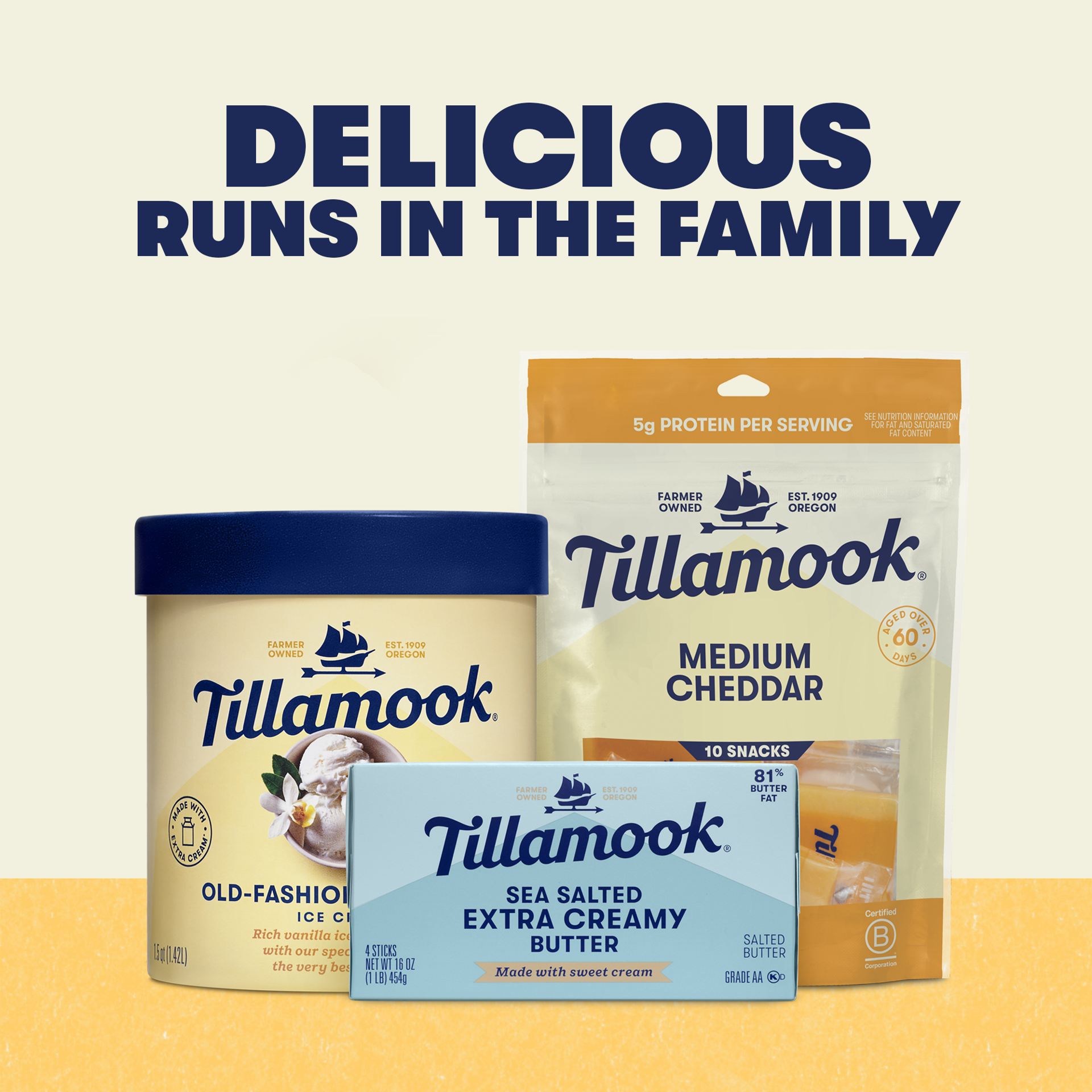 slide 4 of 4, Tillamook Medium Cheddar Snacking Cheese, 10 ct; 7.5 oz