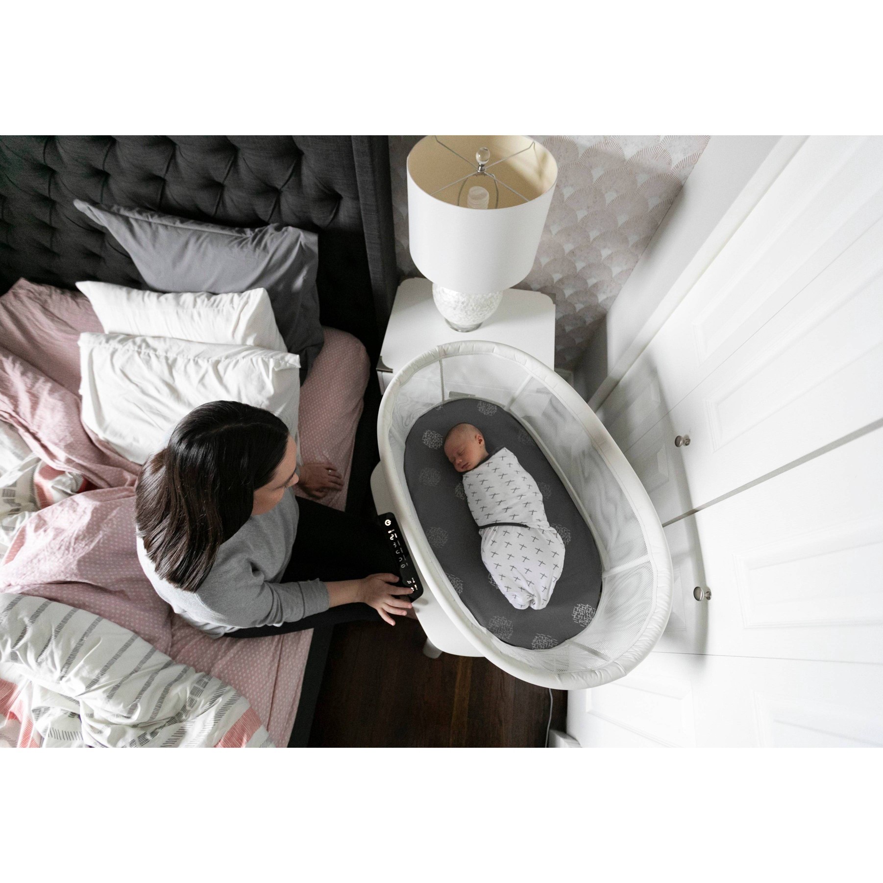 slide 3 of 5, 4moms mamaRoo sleep bassinet, 1 ct