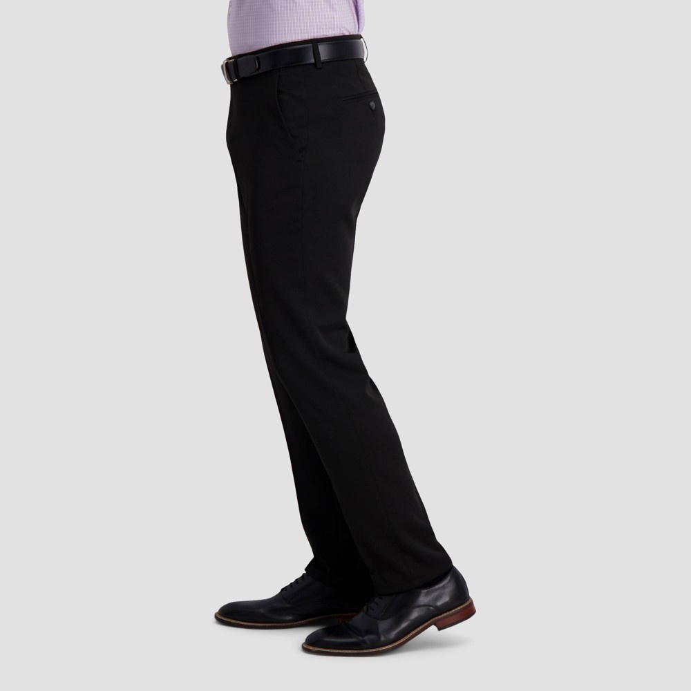 Haggar H26 Men's Flex Series Slim Fit Dress Pants - Black 36x32 1 ct