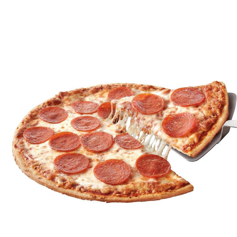 slide 3 of 4, Thin Crust Pepperoni Frozen Pizza - 16.35oz - Market Pantry™, 16.35 oz